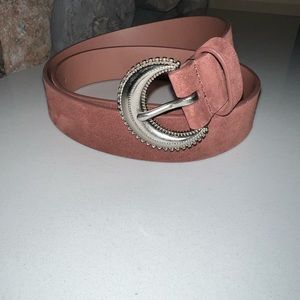 Loft Leather Denim Western Belt Size XS